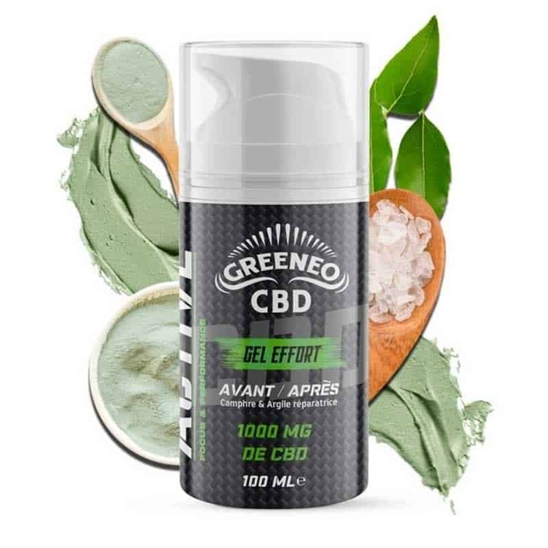 Gel Effort Active, camphre et argile